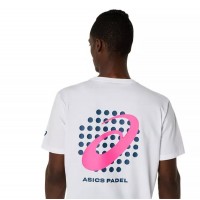 Asics Padel Court Graphic SS Top T-Shirt Blanc