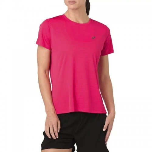 Camiseta Feminina Asics Silver SS Pink Camiseta Feminina Asics Silver SS Pink