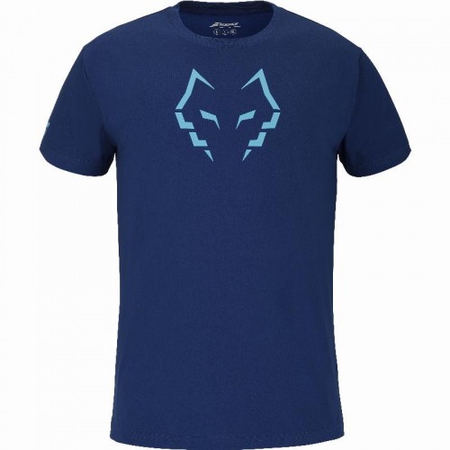 Babolat Juan Lebron Camiseta De Algodão Azul Escuro Babolat Juan Lebron Camiseta De Algodão Azul Escuro