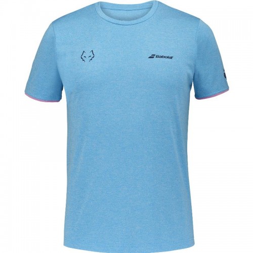 Camiseta Babolat Juan Lebron Azul Rosa Camiseta Babolat Juan Lebron Azul Rosa