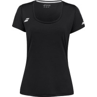 Camiseta Babolat joue Capsleeve Negro Mujer