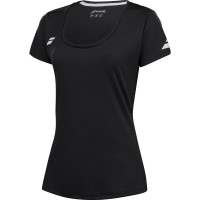 Camiseta Babolat joue Capsleeve Negro Mujer