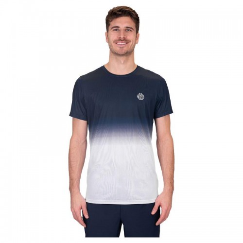 Camiseta Bidi Badu Crew Gradiant Azul Escuro Branco Camiseta Bidi Badu Crew Gradiant Azul Escuro Branco