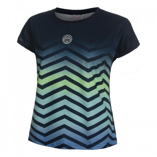 Camiseta Bidi Badu Grafic Illumination Azul Oscuro Mix Mujer Camiseta Bidi Badu Grafic Illumination Azul Oscuro Mix Mujer
