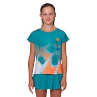 Bidi Badu Melbourne Capsleeve Orange Pétroleo T-Shirt Junior