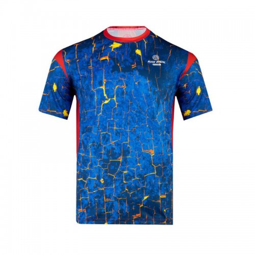 Camiseta Bidi Badu Padel Themba Azul Vermelho Camiseta Bidi Badu Padel Themba Azul Vermelho