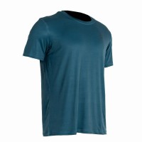 T-Shirt Couronne Noir Cancun Bleu Clair
