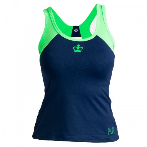 Coroa Negra Marta Marrero T-shirt Navy Blue Green Coroa Negra Marta Marrero T-shirt Navy Blue Green