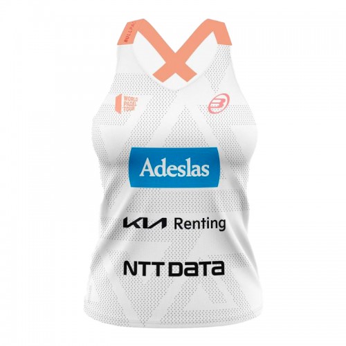 Camiseta Bullpadel Alejandra Salazar WPT Acoda Blanco Camiseta Bullpadel Alejandra Salazar WPT Acoda Blanco