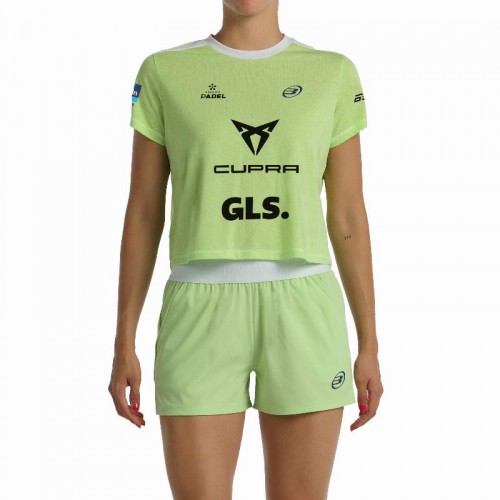 Bullpadel Bea Gonzalez Premier Padel Bilma Apple Green T-Shirt Bullpadel Bea Gonzalez Premier Padel Bilma Apple Green T-Shirt