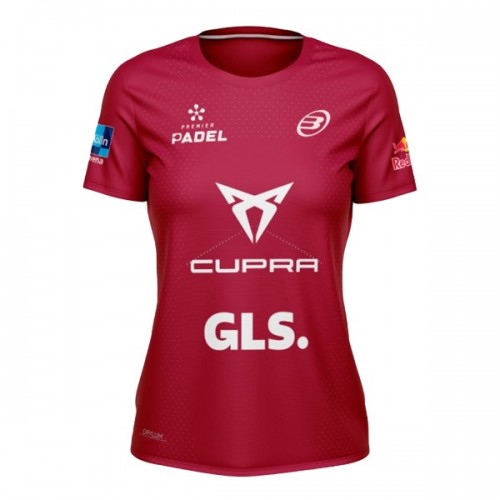 Bullpadel Bea Gonzalez Premier Padel Ethical Cherry T-Shirt Bullpadel Bea Gonzalez Premier Padel Ethical Cherry T-Shirt