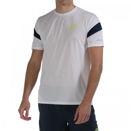 Camiseta de almofada branca bullpadel Camiseta de almofada branca bullpadel