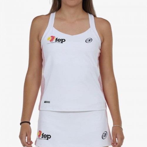 Bullpadel FEP Exima White T-Shirt Bullpadel FEP Exima White T-Shirt
