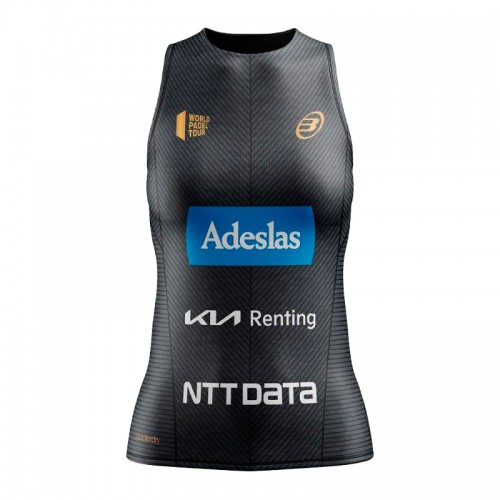 Camiseta Bullpadel Gemma Triay WPT Yerra Negro Camiseta Bullpadel Gemma Triay WPT Yerra Negro