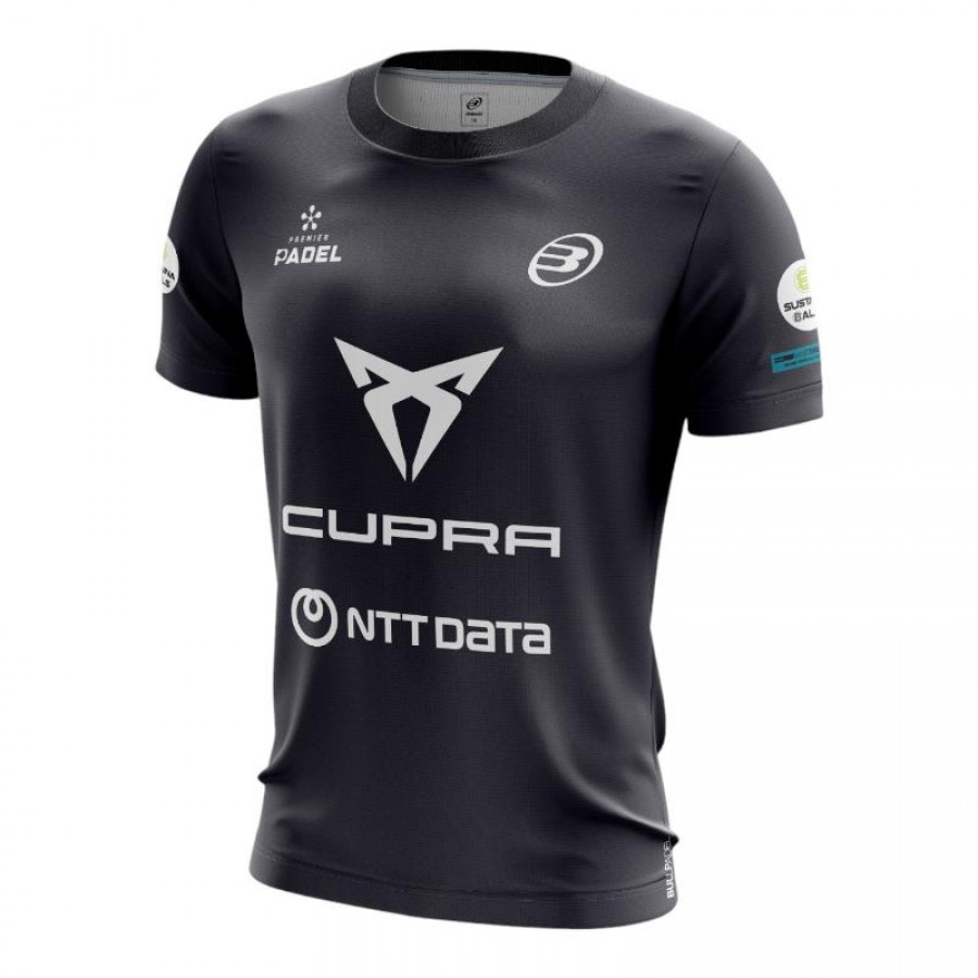 Bullpadel Juan Tello Premier Padel Marfi T-shirt carbone