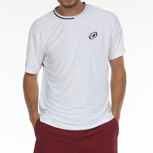 Camiseta Branca Bullpadel Linde Camiseta Branca Bullpadel Linde