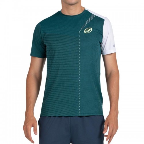 Camiseta Bullpadel Llico Verde Oscuro