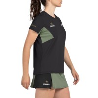 T-shirt noir Bullpadel Premier Padel Pampan