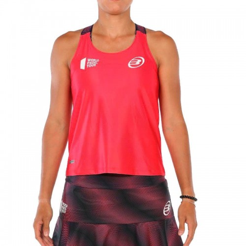 Camiseta Bullpadel WPT Revenga Carmesi Fluor Camiseta Bullpadel WPT Revenga Carmesi Fluor