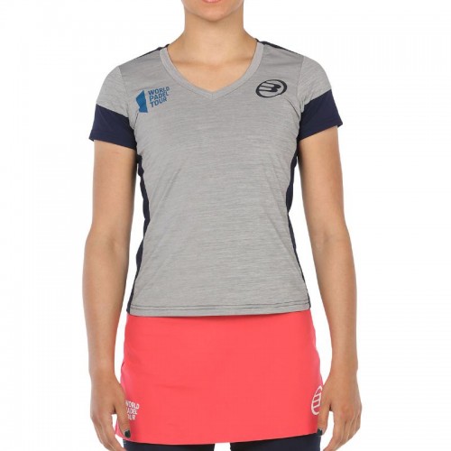 Camiseta Bullpadel WPT Rollaz Gris Medio Vigore Camiseta Bullpadel WPT Rollaz Gris Medio Vigore