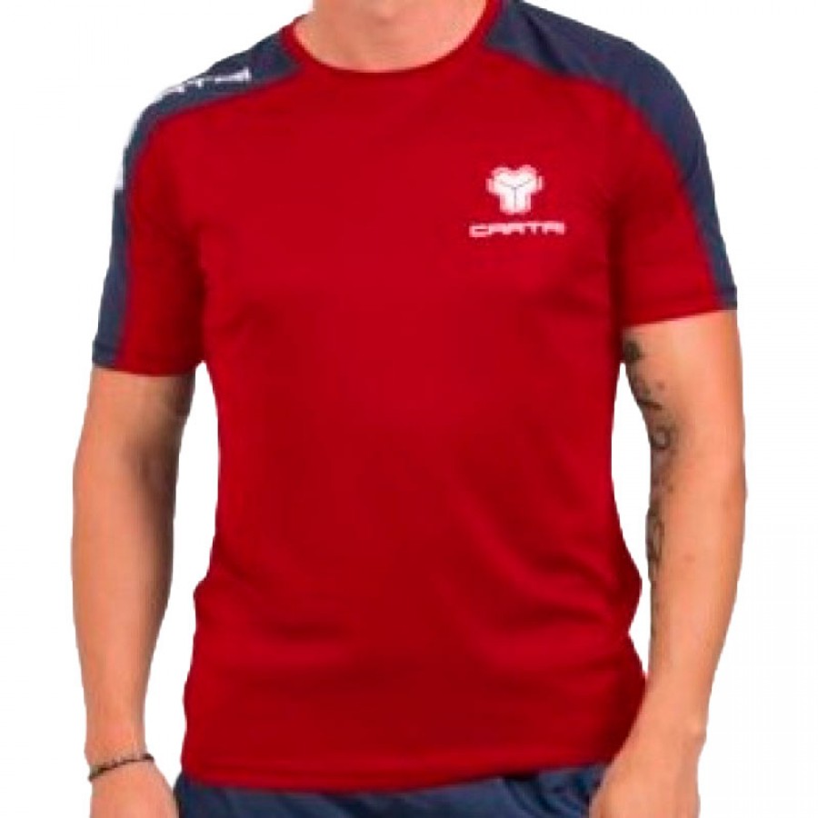 T-shirt Cartri Furio Rouge Noir PADELPOINT T-shirt Cartri Furio Rouge Noir