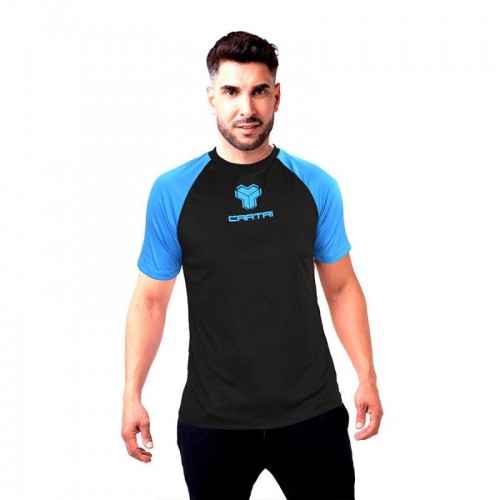 Cartri Match Preto Azul Junior T-Shirt Cartri Match Preto Azul Junior T-Shirt