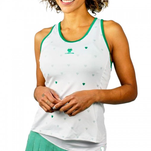 Camiseta Cartri Oseye Blanco Verde Camiseta Cartri Oseye Blanco Verde