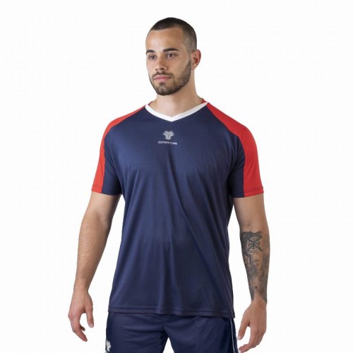 Camiseta Cartri School Vermelha Azul Marinho Camiseta Cartri School Vermelha Azul Marinho