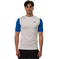 T-shirt Drop Shot Aker Blanc