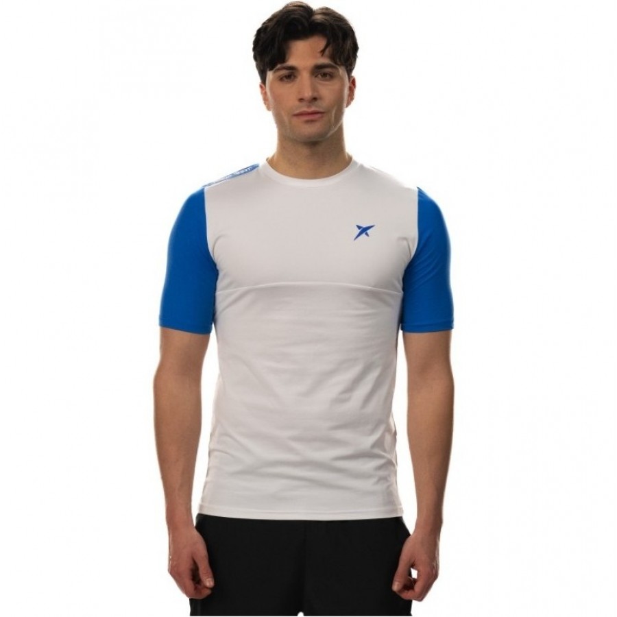 T-shirt Drop Shot Aker Blanc
