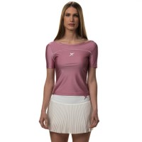 Drop Shot T-shirt blanc rose radieux