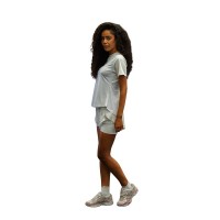 Camiseta Drybreak Drypadel Blanco Mujer
