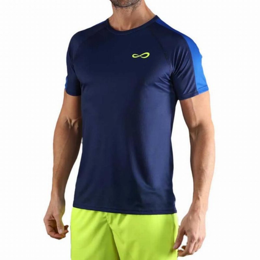 T-shirt Endless Crossback Bleu