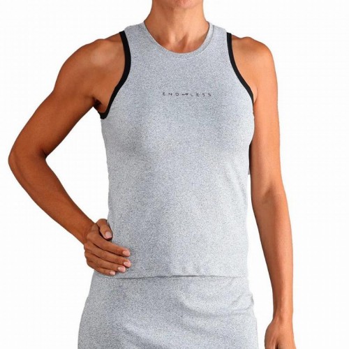 Camiseta Endless Essential Gris Chine Camiseta Endless Essential Gris Chine