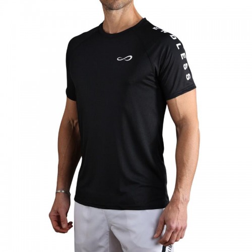 T-shirt noir iconique fougueux sans fin T-shirt noir iconique fougueux sans fin