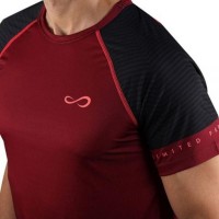 T-shirt vin à manches fougueuses sans fin