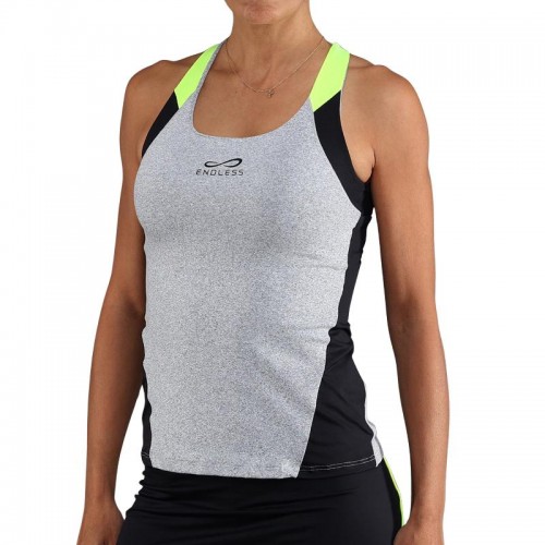 Camiseta Endless Grace Gris Chine Camiseta Endless Grace Gris Chine