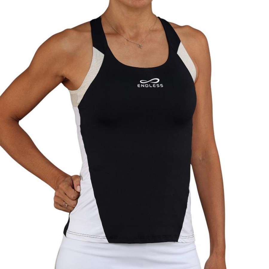 T-shirt Endless Grace Noir Or