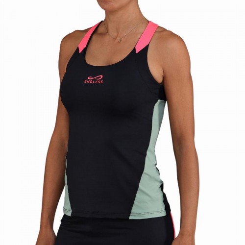 T-shirt Endless Grace Noir Vert Forêt T-shirt Endless Grace Noir Vert Forêt