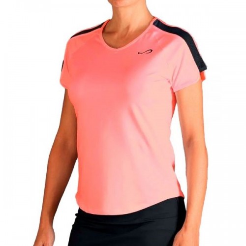 Camiseta Malha Sem Fim Coral Camiseta Malha Sem Fim Coral