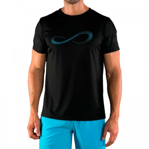 T-shirt sans fin illimite diamant noir bleu T-shirt sans fin illimite diamant noir bleu
