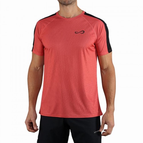 T-shirt vectoriel infini corail auburn T-shirt vectoriel infini corail auburn