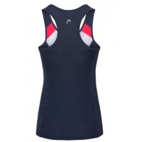 T-shirt bleu marine bretelles tête Ava