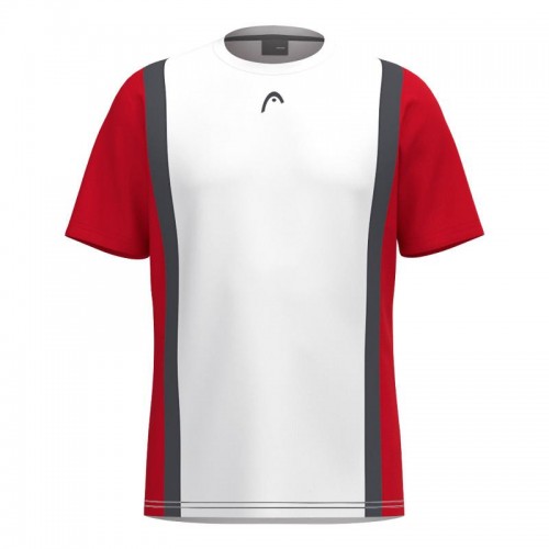 Head Club 25 Tech T-Shirt Blanc Rouge Head Club 25 Tech T-Shirt Blanc Rouge