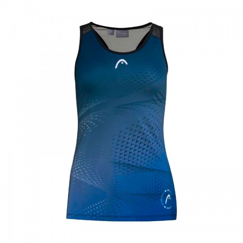 Camiseta Head Play Negro Print Padel Mujer Camiseta Head Play Negro Print Padel Mujer