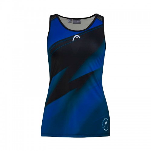 Camiseta Head Play Royal Print Padel Mujer Camiseta Head Play Royal Print Padel Mujer