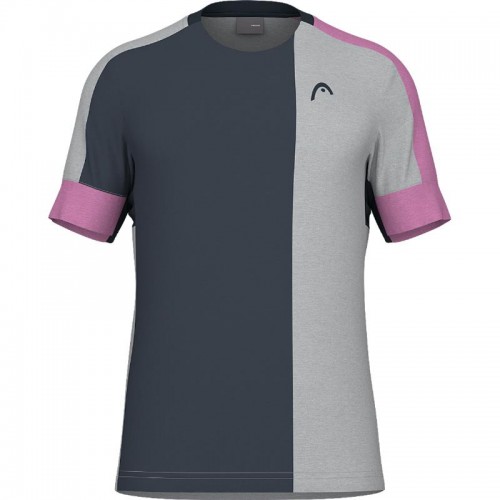 T-Shirt Head Play Tecnologia Rosa Cinzento T-Shirt Head Play Tecnologia Rosa Cinzento