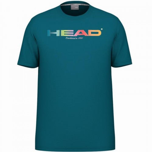 T-shirt bleu sarcelle arc-en-ciel T-shirt bleu sarcelle arc-en-ciel