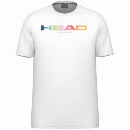T-shirt blanc tête arc-en-ciel T-shirt blanc tête arc-en-ciel