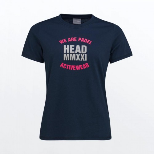 Camiseta Head Skip Azul Oscuro Mujer Camiseta Head Skip Azul Oscuro Mujer